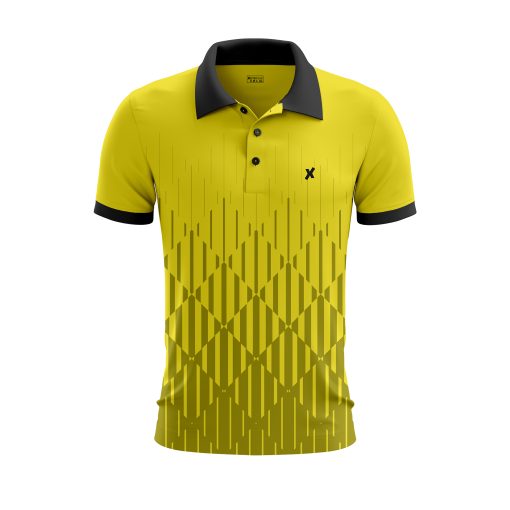 Neon Blitz Polo – Black Accents & Diamond Gradient - Image 3