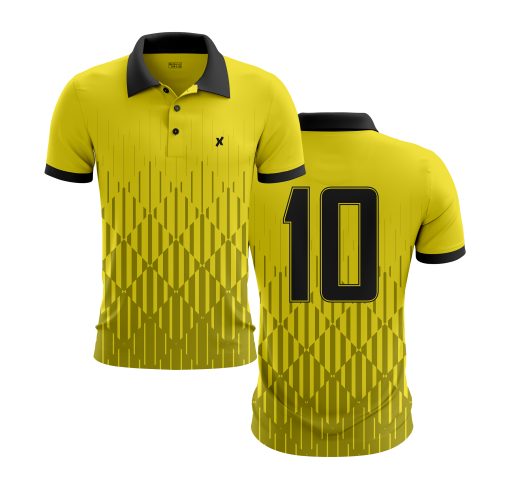 Neon Blitz Polo – Black Accents & Diamond Gradient - Image 4