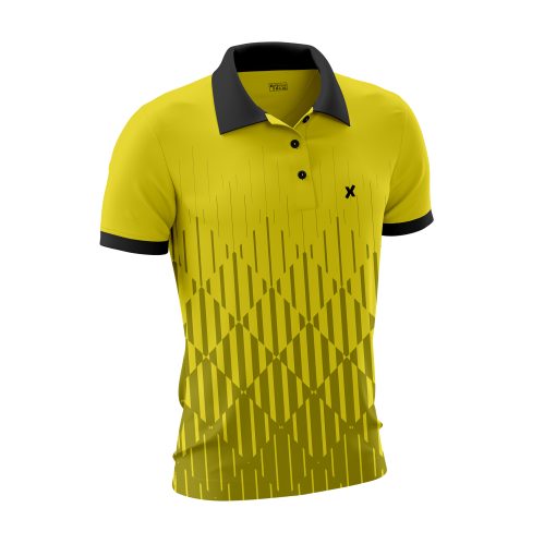 Neon Blitz Polo – Black Accents & Diamond Gradient - Image 6