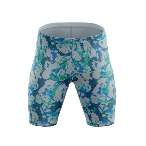Aqua Camo Compression Shorts - Image 3