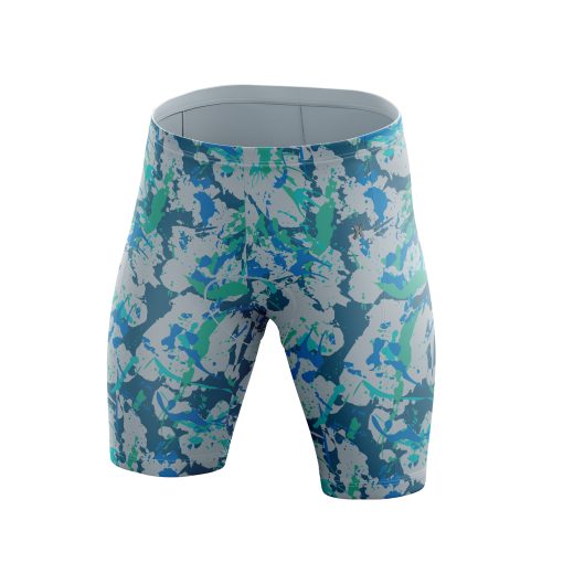 Aqua Camo Compression Shorts