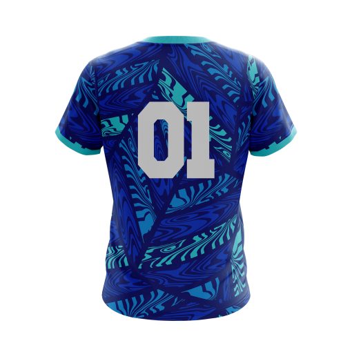 Prism Current – Deep Surge Edition | Bold Blue Athletic Shirt - Image 2