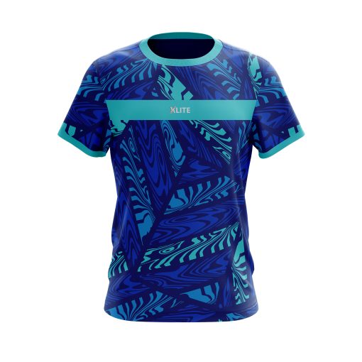 Prism Current – Deep Surge Edition | Bold Blue Athletic Shirt - Image 3