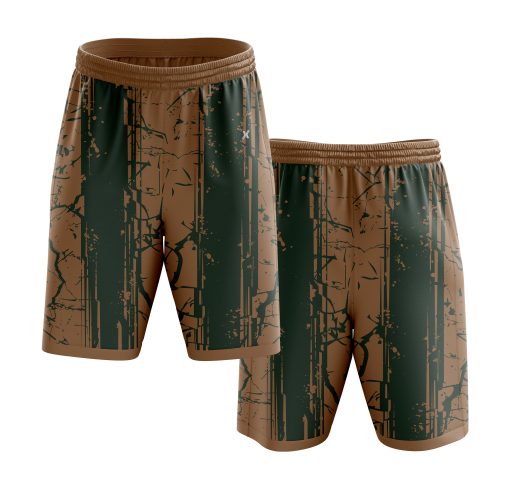 Timber Clash Custom Shorts Design  – Camo Impact Performance Shorts - Image 3
