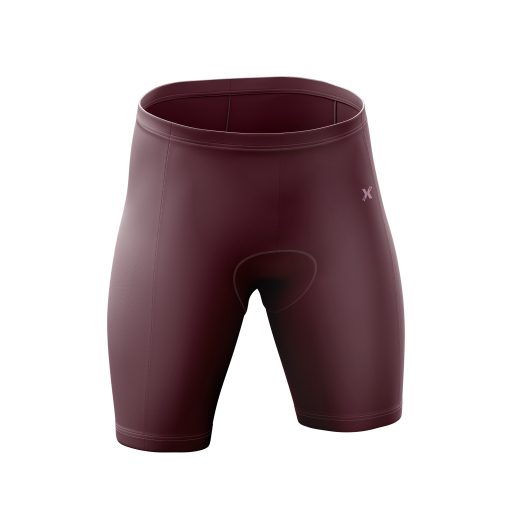 Solid Maroon Compression Shorts - Image 5
