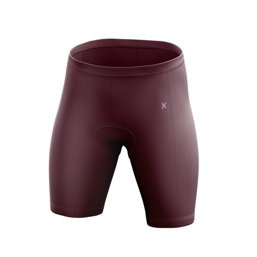 Solid Maroon Compression Shorts
