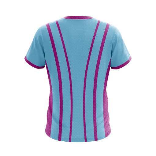 Aqua Vibe 9  Printed Custom Shirt – Electric Flow Edition - Image 2