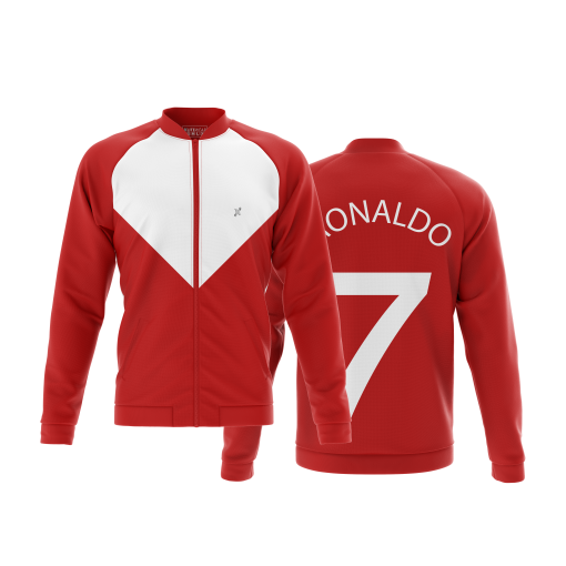 Ronaldo Legacy Jacket – Red & White Edition - Image 4