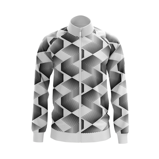 Monochrome Maze Jacket – Illusion Series - Image 4