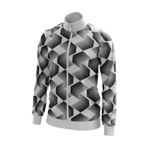 Monochrome Maze Jacket – Illusion Series