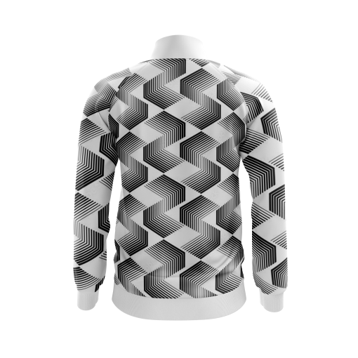 Monochrome Maze Jacket – Illusion Series - Image 2