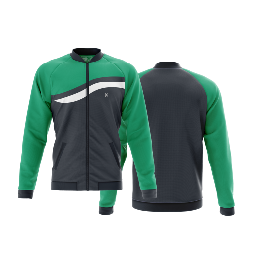 Custom Emerald Drift Jacket – Aero Flow Training Jacket - Image 4
