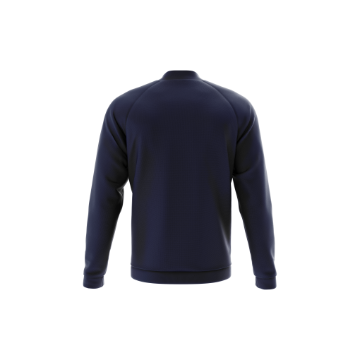 Custom Pro-Motion Soccer Jacket – Navy Maroon Stride - Image 2